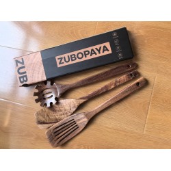 ZUBOPAYA wooden turner wooden utensils set